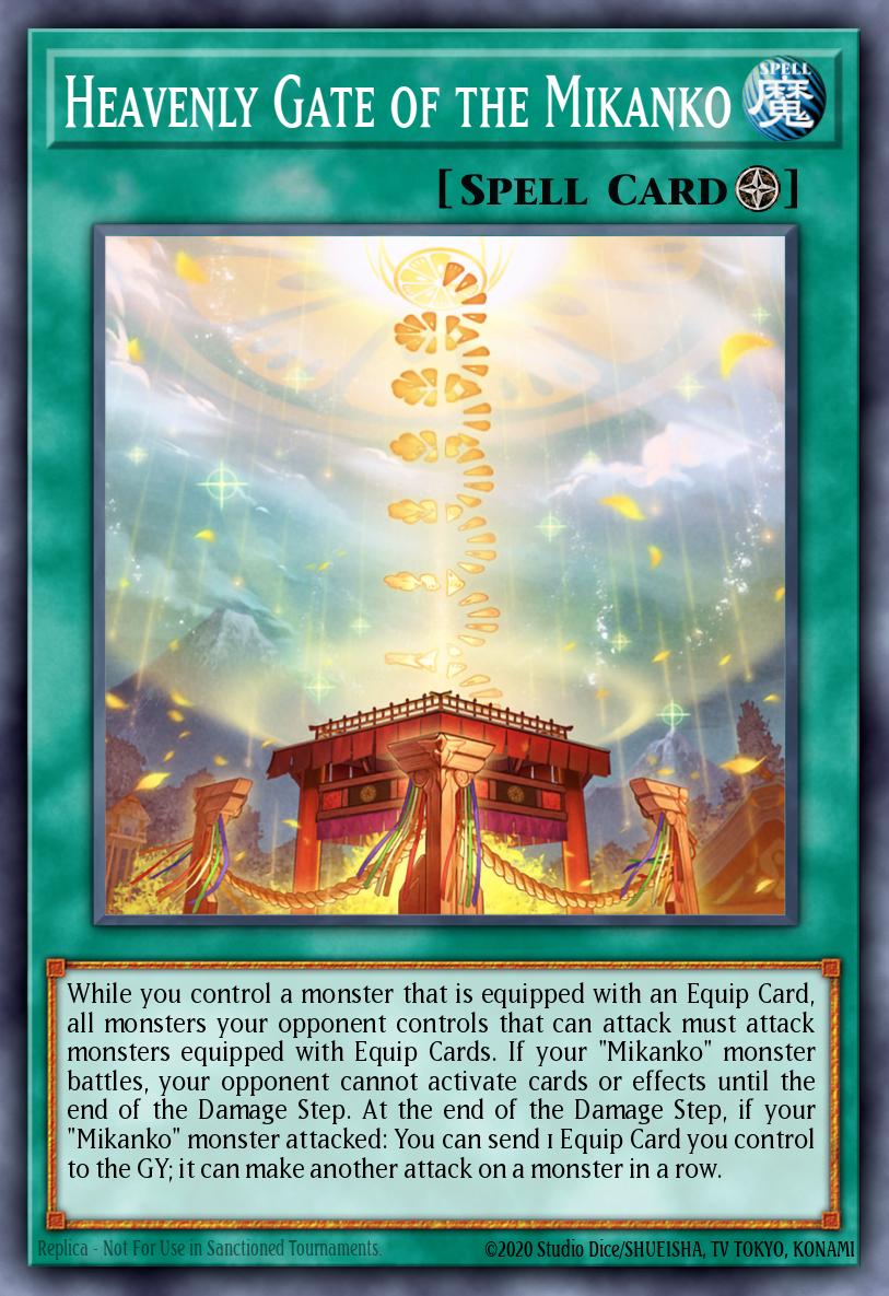 Heavenly Gate of the Mikanko Ultra Rare AMDE-EN028 Amazing Defenders Yugioh card