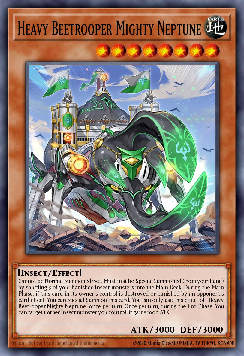 Heavy Beetrooper Mighty Neptune Common MP22-EN238 2022 Tin of the Pharaohs Gods Yugioh card