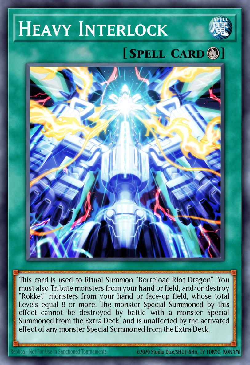 Heavy Interlock Super Rare BODE-EN052 Burst of Destiny Yugioh card