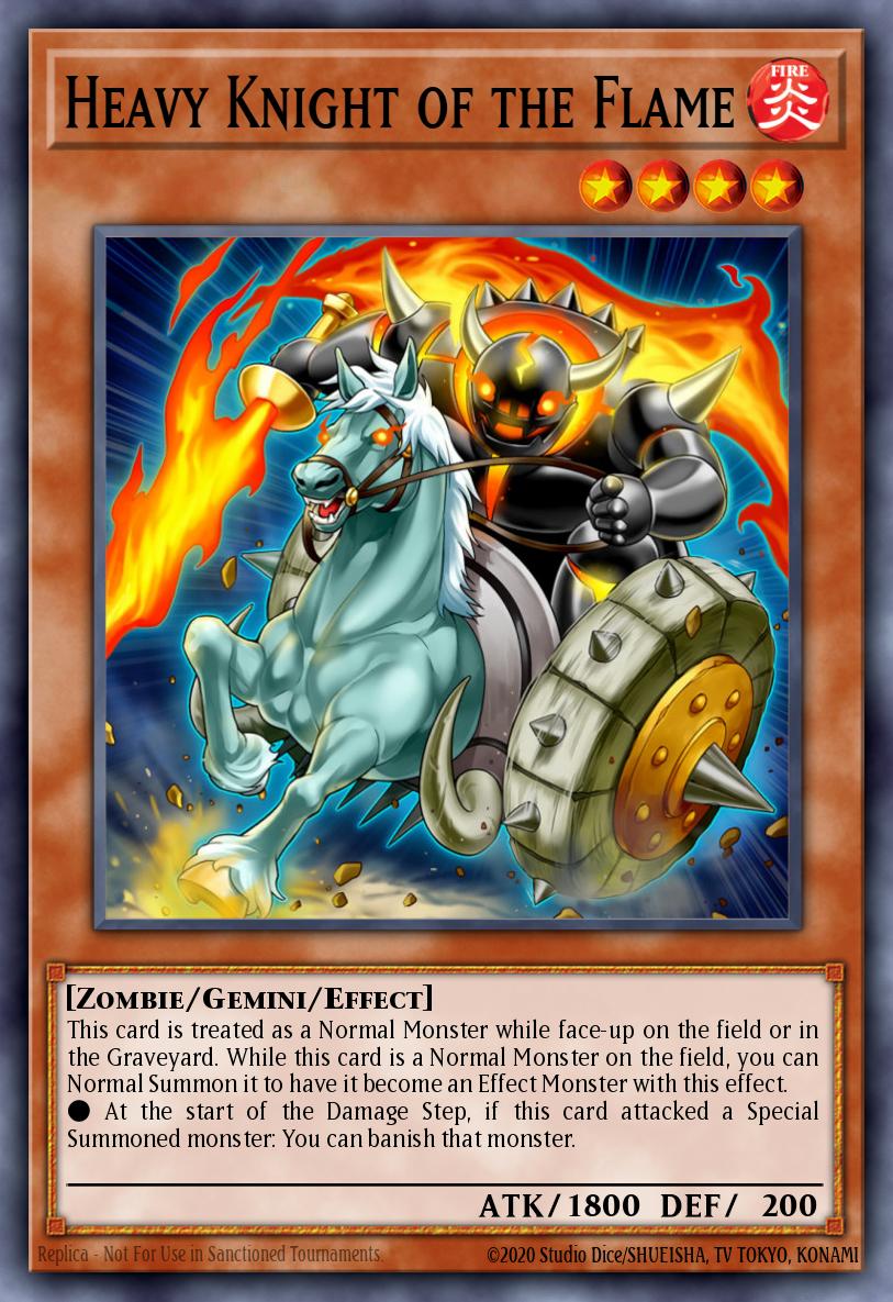 Heavy Knight of the Flame Common SGX3-ENC12 Speed Duel GX Duelists of Shadows Yugioh card