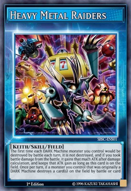 Heavy Metal Raiders (Skill Card) Ultra Rare SBSC-ENS01 Speed Duel Scars of Battle Yugioh card