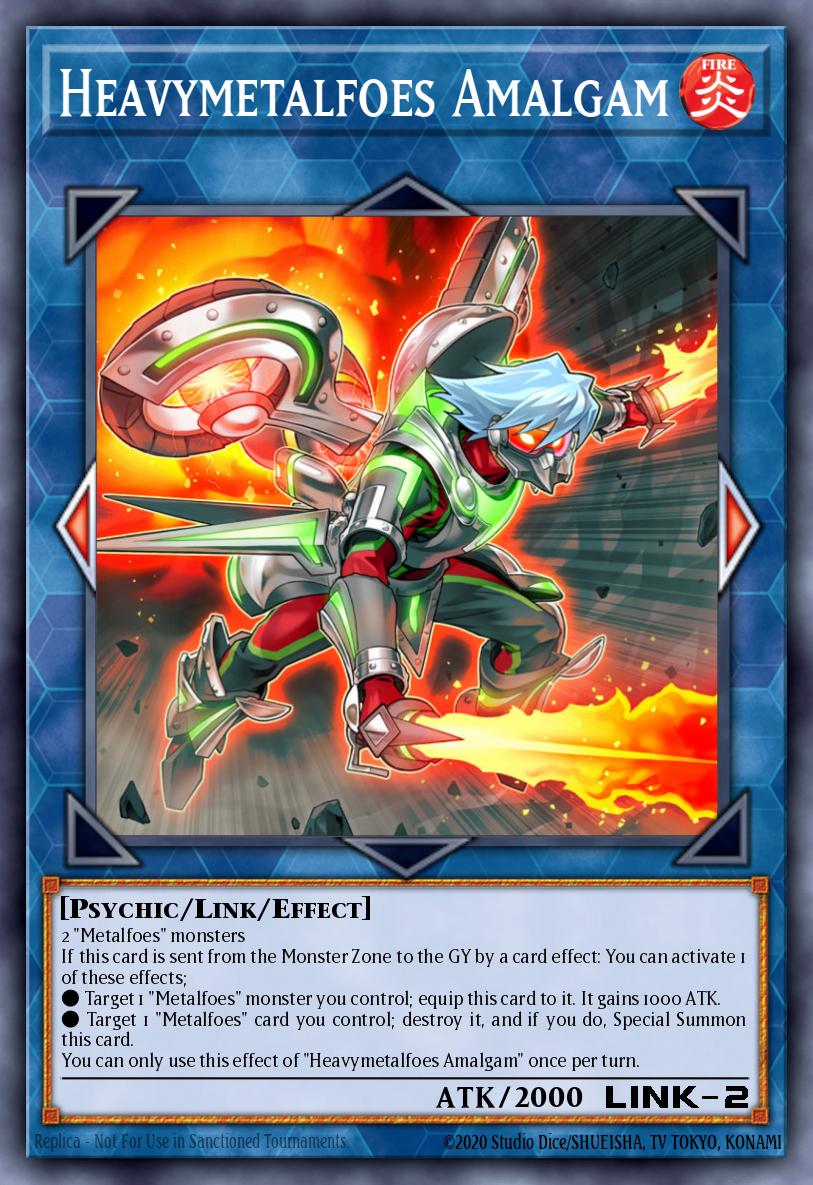 Heavymetalfoes Amalgam Rare MP22-EN027 2022 Tin of the Pharaohs Gods Yugioh card