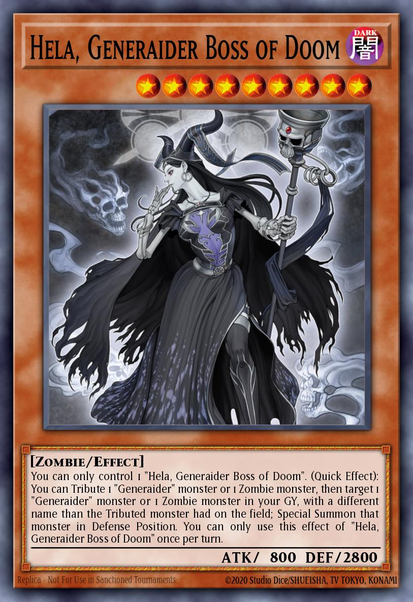 Hela Generaider Boss of Doom Ultra Rare GFP2-EN090 Ghosts From the Past The 2nd Haunting Yugioh card
