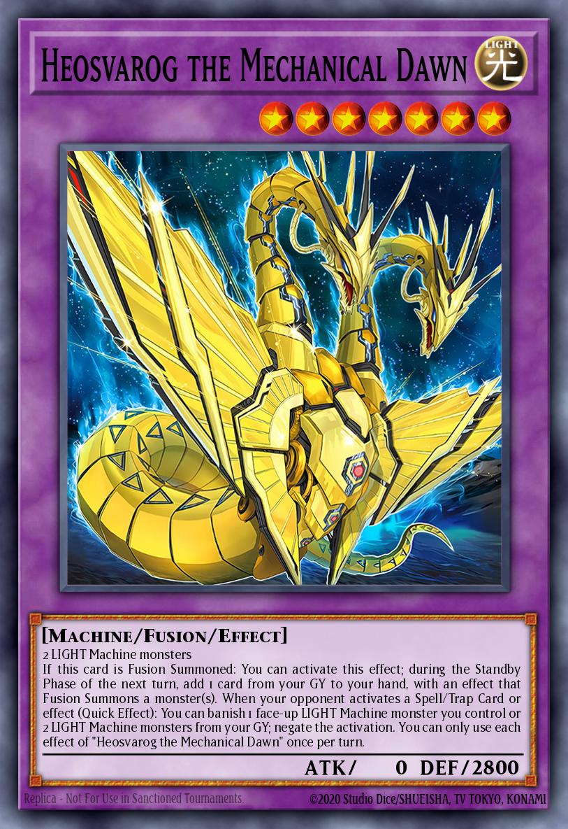 Heosvarog the Mechanical Dawn Super Rare ROTA-EN035 Rage of the Abyss Yugioh card