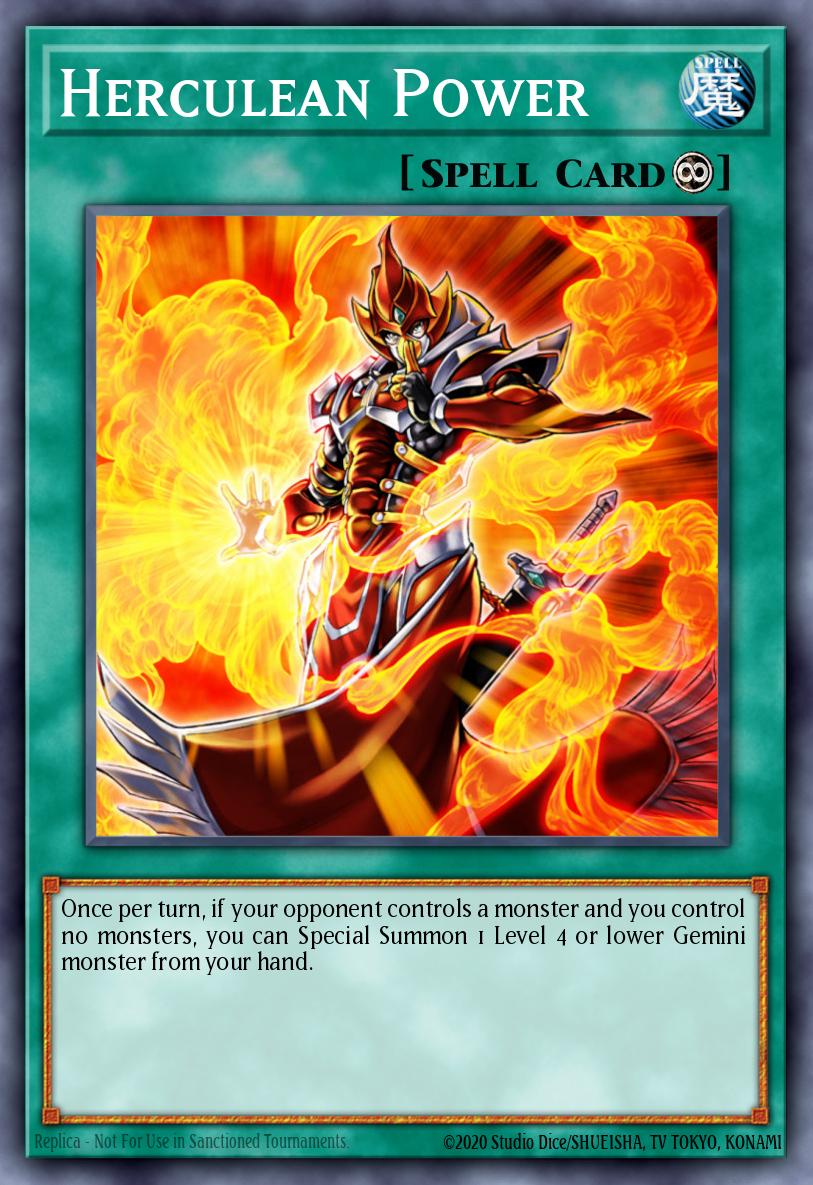 Herculean Power Common SOVR-EN054 Stardust Overdrive Yugioh card