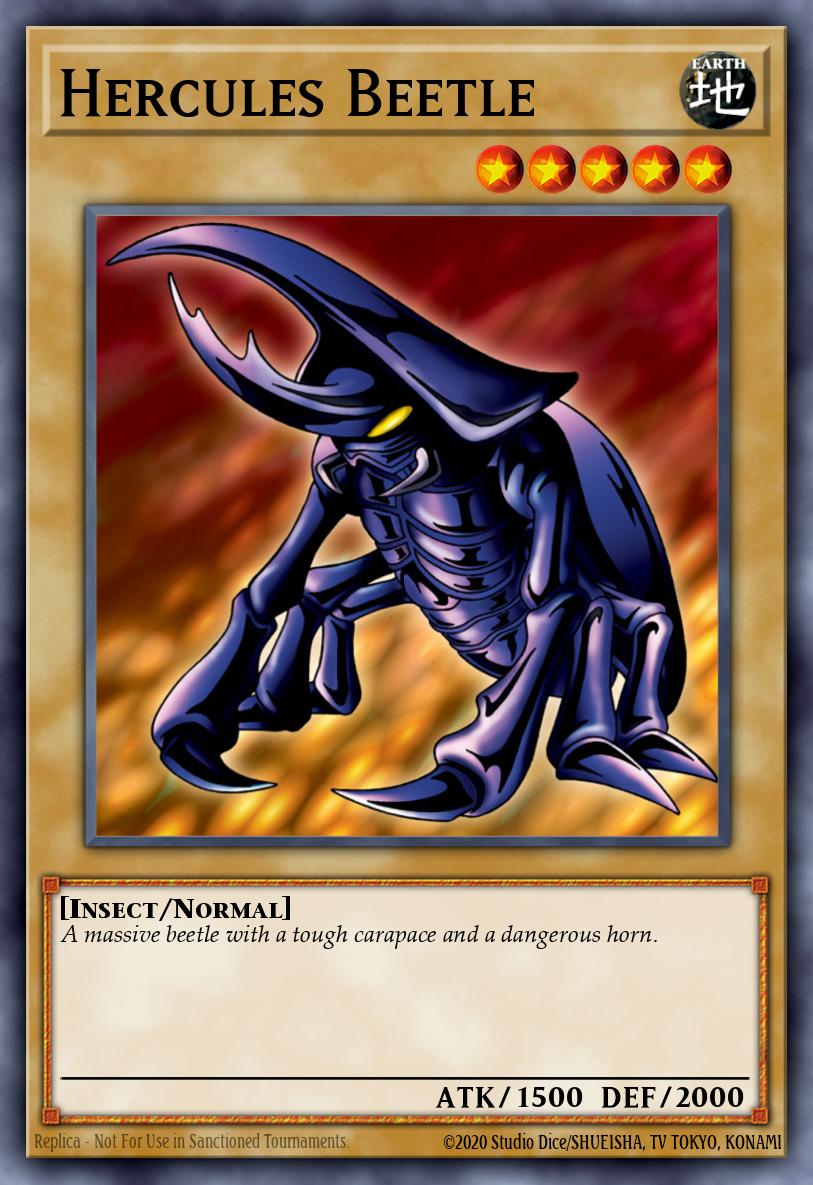 Hercules Beetle Common OP19-EN012 OTS Tournament Pack 19 Yugioh card