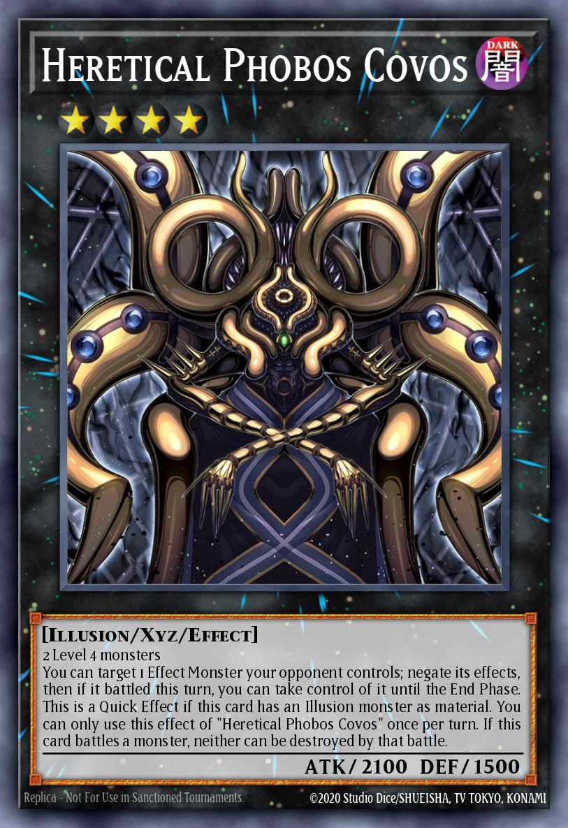Heretical Phobos Covos Prismatic Secret Rare MP25-EN088 2025 Mega-Pack Tin Yugioh card
