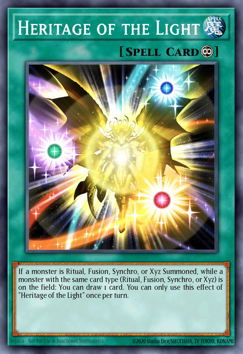 Heritage of the Light Ultra Rare MP22-EN186 2022 Tin of the Pharaohs Gods Yugioh card