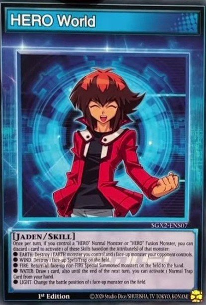 HERO World Common SGX2-ENS07 Speed Duel GX Midterm Paradox Yugioh card