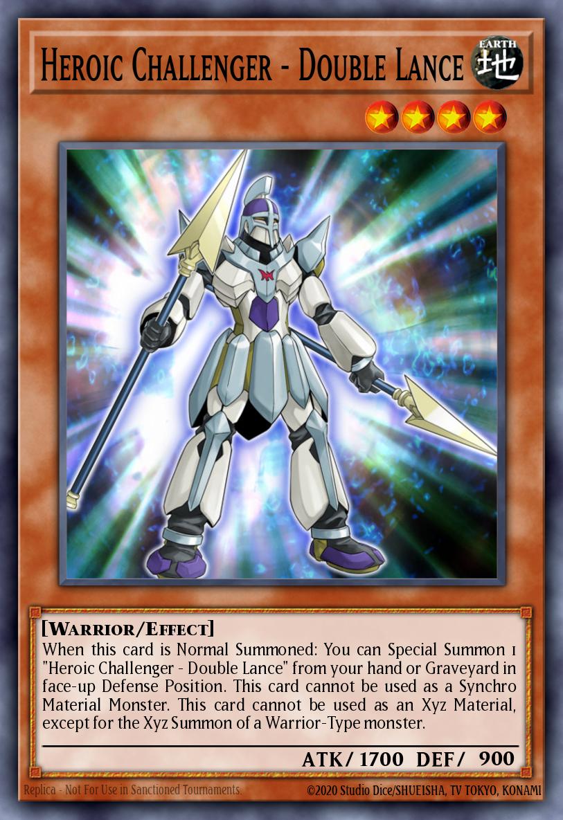 Heroic Challenger - Double Lance Common OP19-PT036 OTS Tournament Pack 19 (POR) Yugioh card