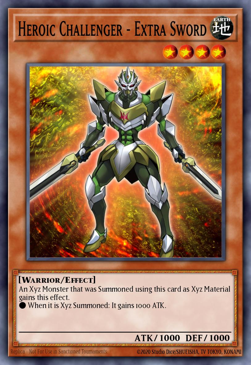 Heroic Challenger - Extra Sword Common ABYR-EN008 Abyss Rising Yugioh card