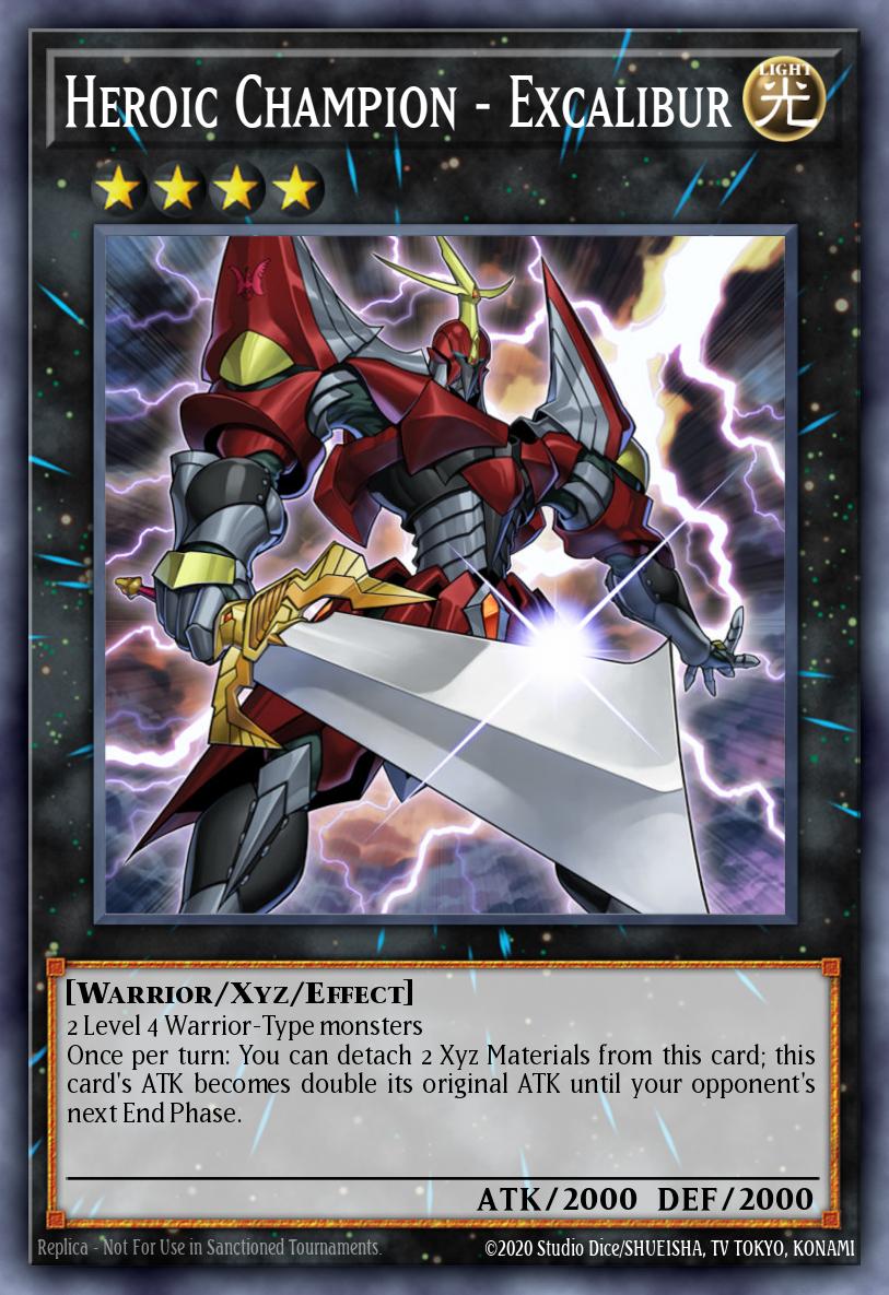 Heroic Champion - Excalibur Secret Rare CT09-EN002 Collectible Tins 2012 Wave 1 Yugioh card