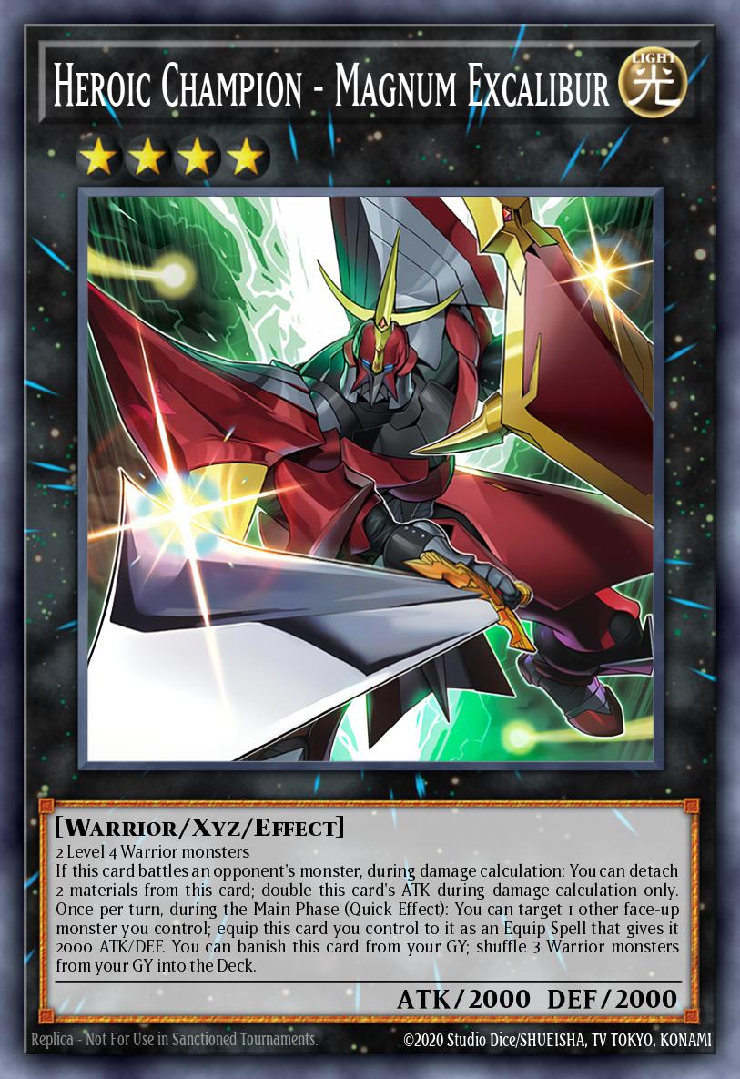 Heroic Champion - Magnum Excalibur Common DUAD-EN044 Duelists Advance Yugioh card