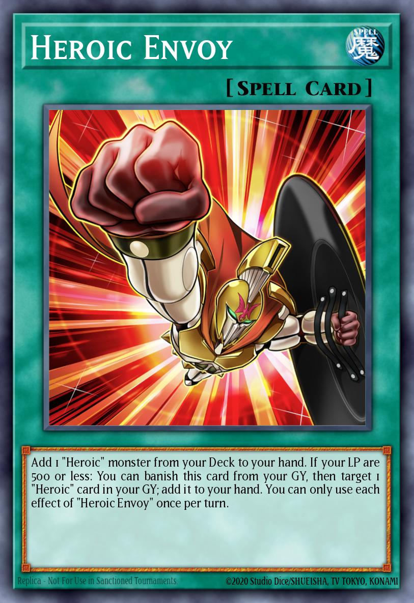 Heroic Envoy Super Rare DIFO-EN061 Dimension Force Yugioh card