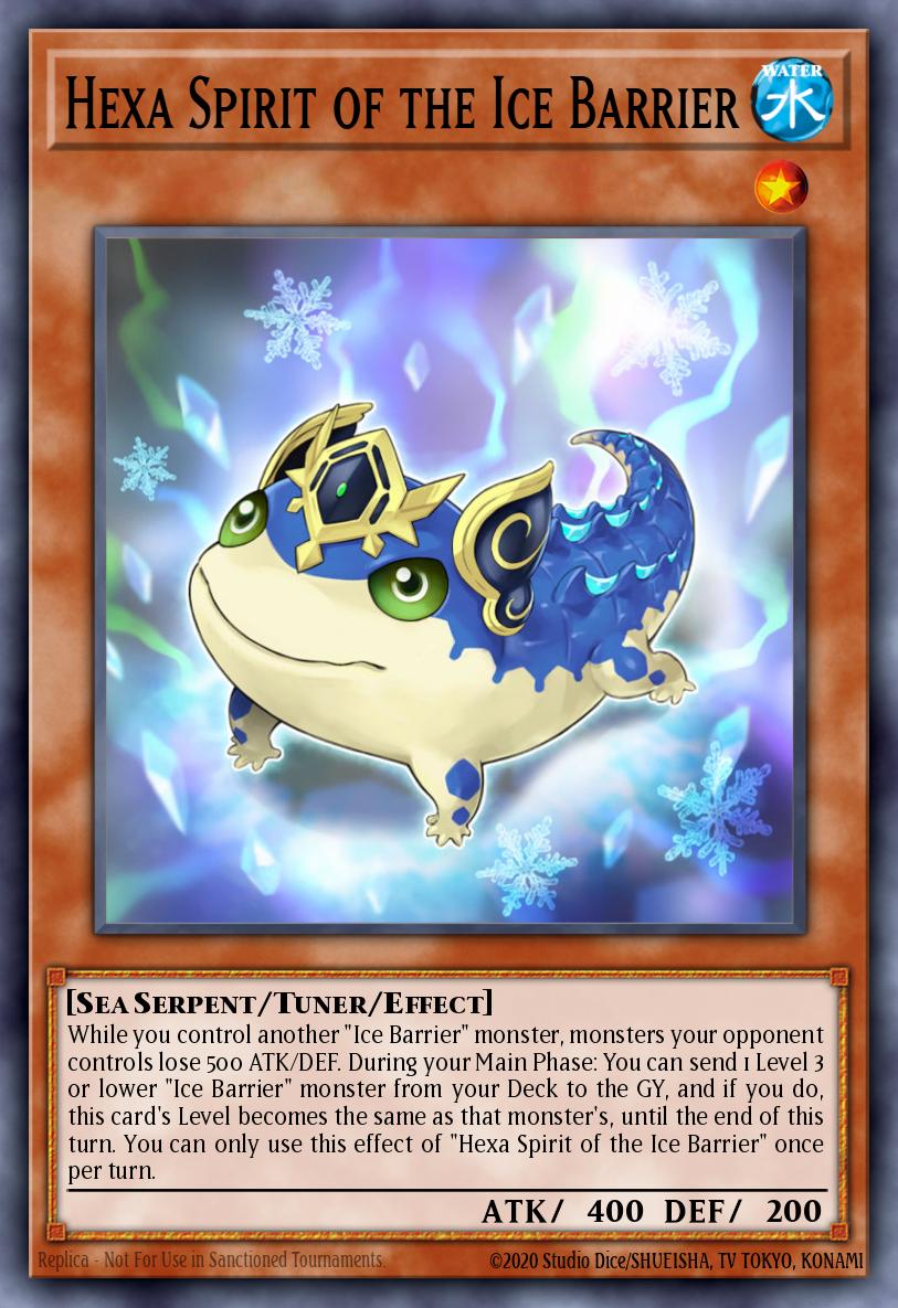 Hexa Spirit of the Ice Barrier Ultra Rare BLTR-EN074 Battles of Legend Terminal Revenge Yugioh card