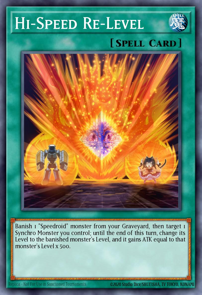 Hi-Speed Re-Level Common BOSH-EN058 Breakers of Shadow Yugioh card
