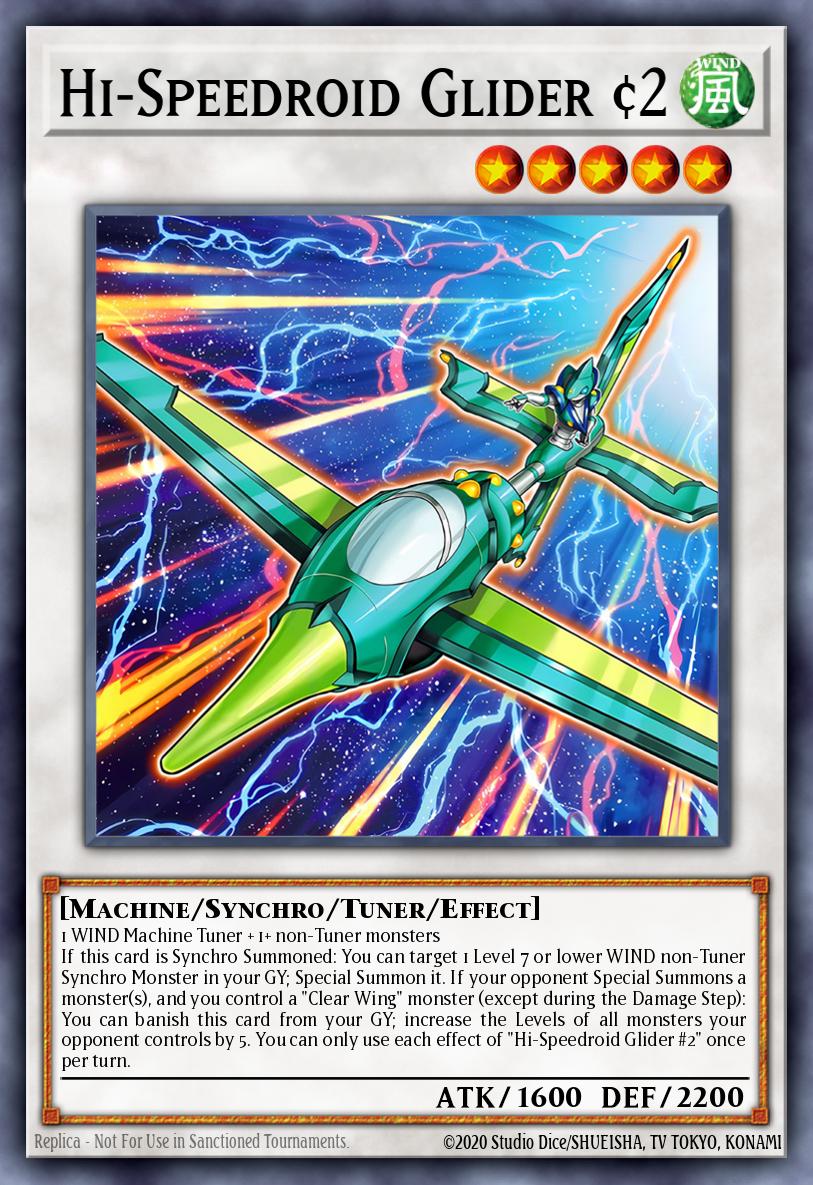 Hi-Speedroid Glider #2 Common SUDA-EN040 Supreme Darkness Yugioh card