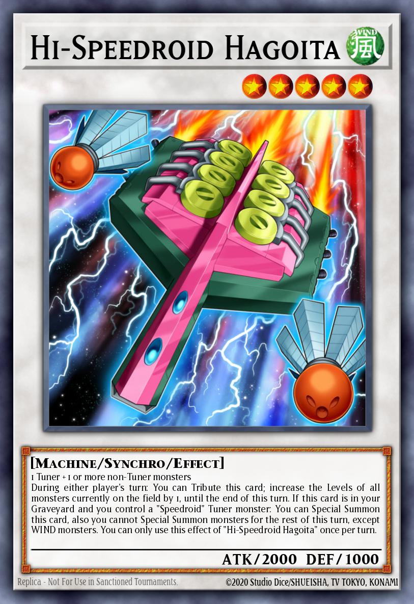 Hi-Speedroid Hagoita Rare BOSH-EN049 Breakers of Shadow Yugioh card