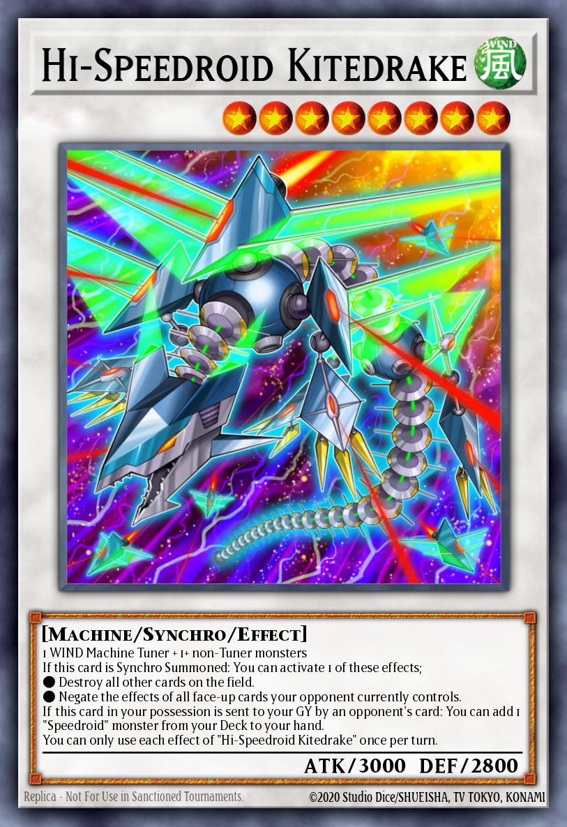 Hi-Speedroid Kitedrake Common BLC1-EN092 Battles of Legend Chapter 1 Yugioh card