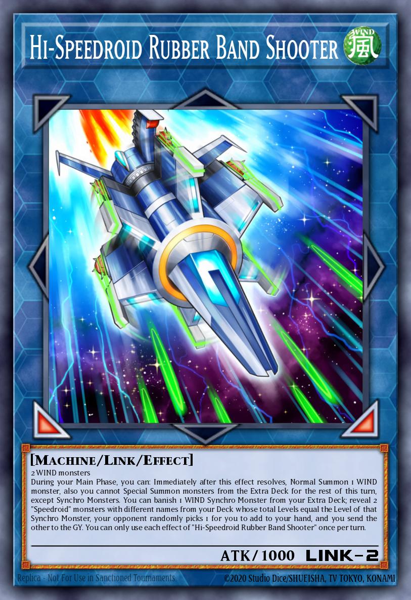 Hi-Speedroid Rubber Band Shooter Common BLC1-EN094 Battles of Legend Chapter 1 Yugioh card