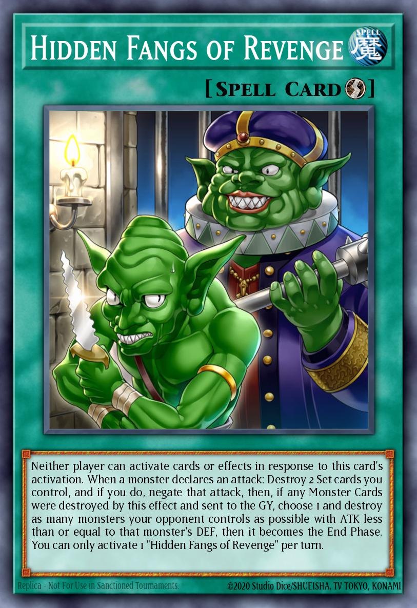 Hidden Fangs of Revenge Ultra Rare BROL-EN050 Brothers of Legend Yugioh card