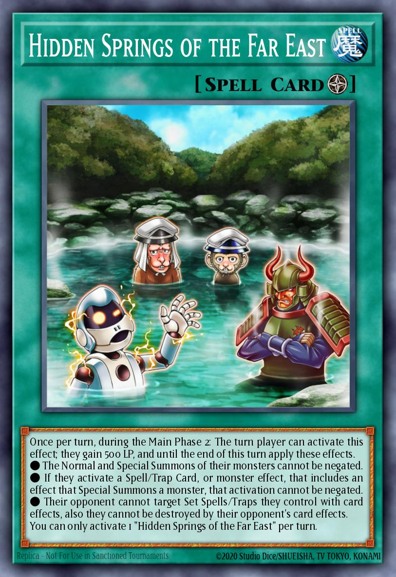 Hidden Springs of the Far East Common MP22-EN101 2022 Tin of the Pharaohs Gods Yugioh card