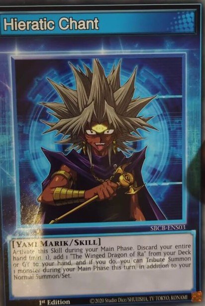 Hieratic Chant Common SBCB-ENS03 Speed Duel Battle City Box Yugioh card