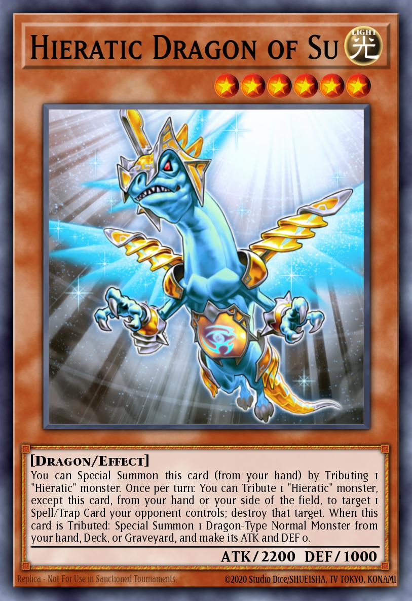 Hieratic Dragon of Su Common GAOV-EN023 Galactic Overlord Yugioh card