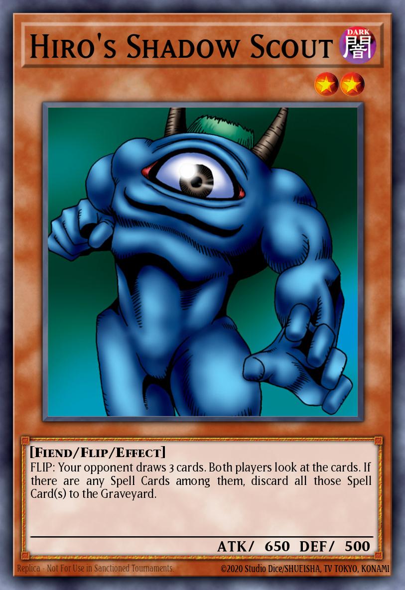 Hiros Shadow Scout Common DB1-EN012 Dark Beginning 1 Yugioh card