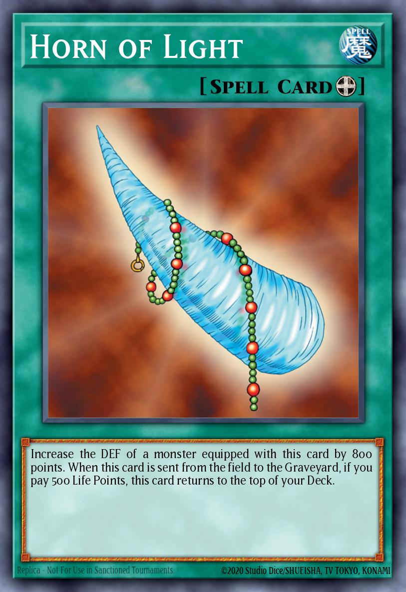 Horn of Light Common DB1-EN004 Dark Beginning 1 Yugioh card