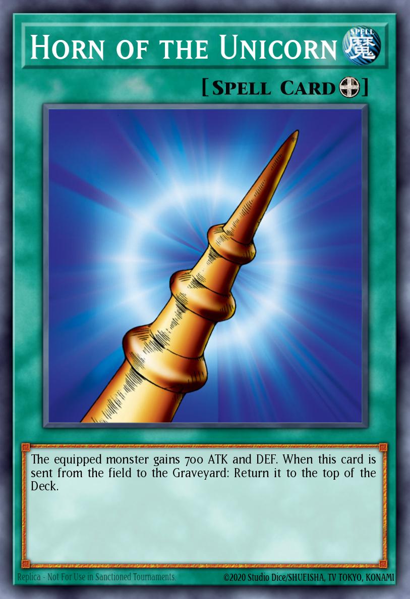 Horn of the Unicorn Common BP02-EN134 Battle Pack 2 War of the Giants Yugioh card