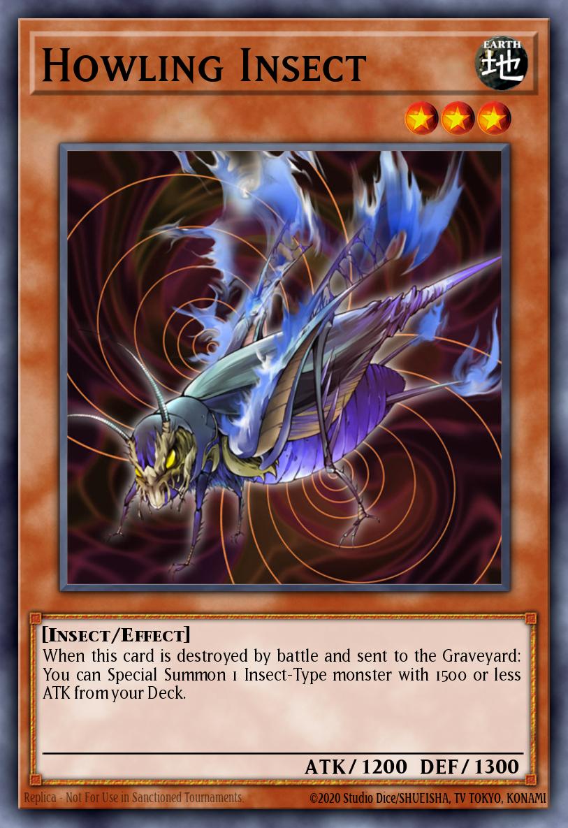 Howling Insect Common DR3-EN025 Dark Revelation Volume 3 Yugioh card