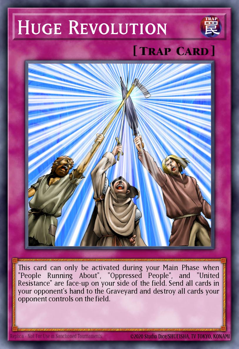 Huge Revolution Common DR1-EN096 Dark Revelation Volume 1 Yugioh card