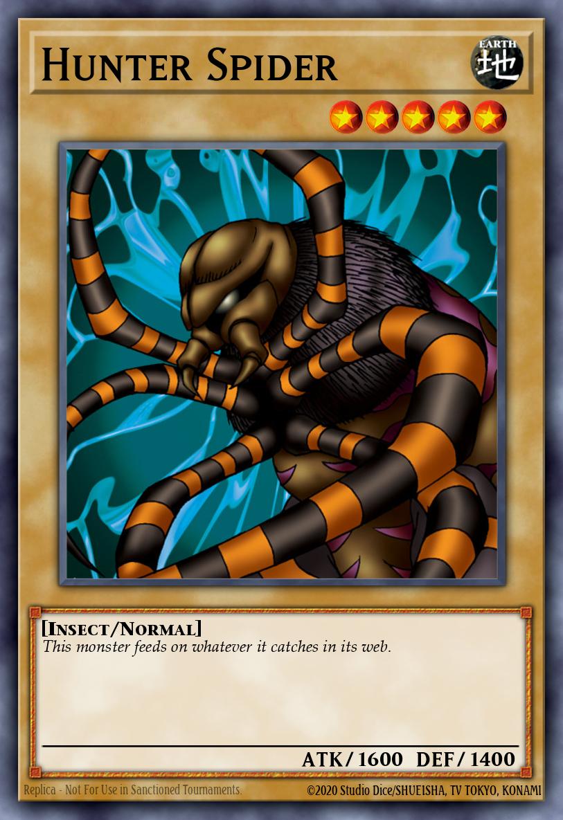 Hunter Spider Common MRD-049 Metal Raiders Yugioh card