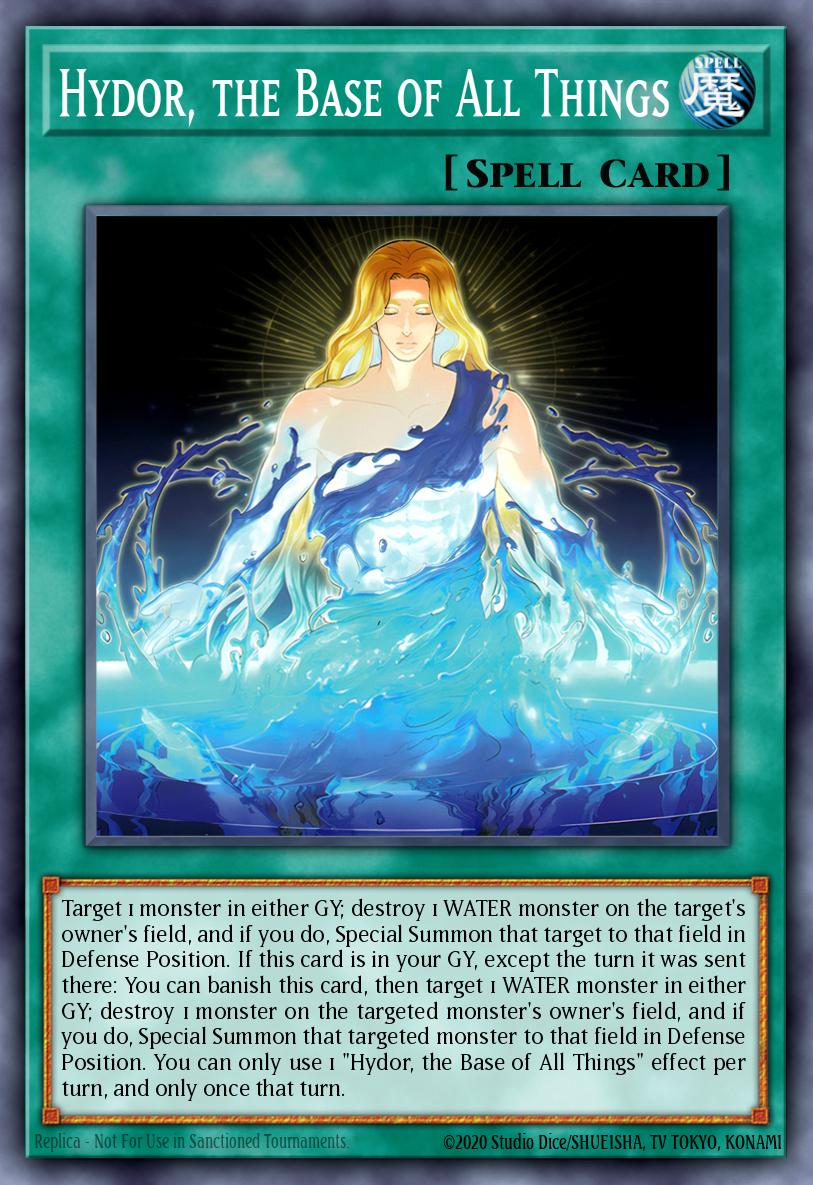 Hydor the Base of All Things Common SUDA-EN064 Supreme Darkness Yugioh card