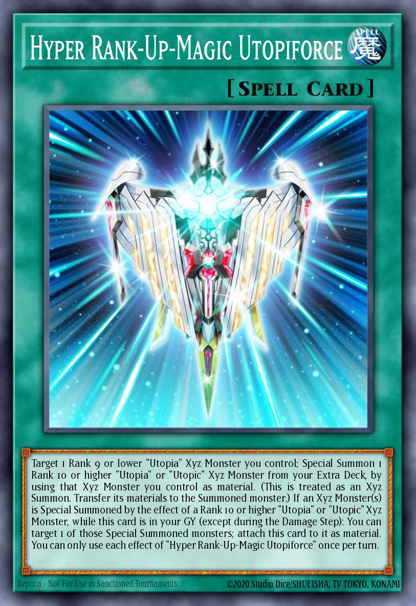 Hyper Rank-Up-Magic Utopiforce Ultra Rare BROL-EN060 Brothers of Legend Yugioh card