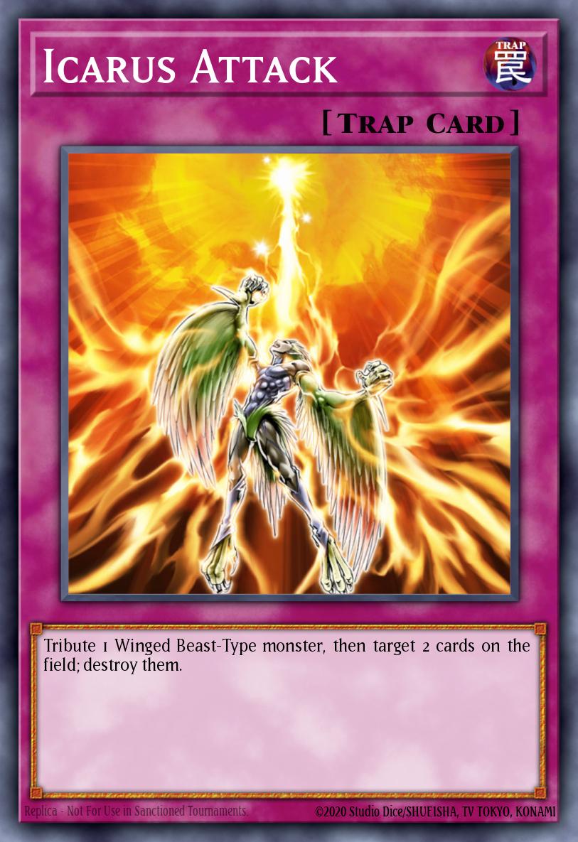 Icarus Attack Starfoil Rare BATT-EN004 Battle Pack Tournament Prize Cards Yugioh card