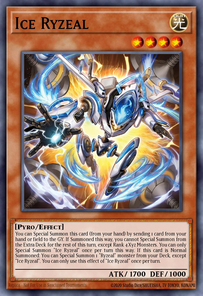 Ice Ryzeal Prismatic Secret Rare MP25-EN119 2025 Mega-Pack Tin Yugioh card