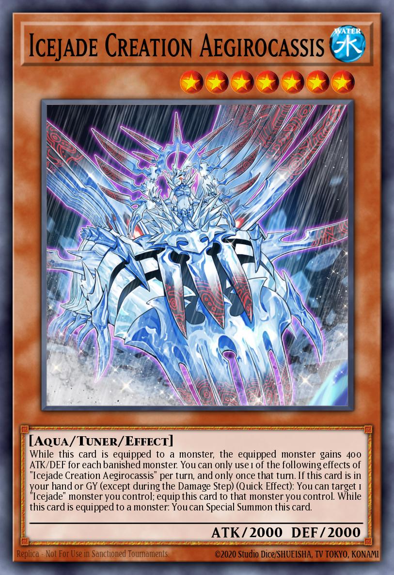 Icejade Creation Aegirocassis Common MP23-EN121 25th Anniversary Tin Dueling Heroes Mega Pack Yugioh card