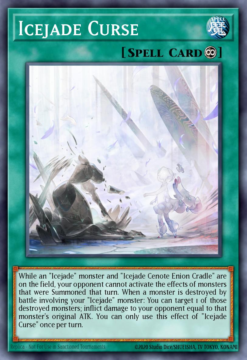 Icejade Curse Super Rare MP23-EN094 25th Anniversary Tin Dueling Heroes Mega Pack Yugioh card