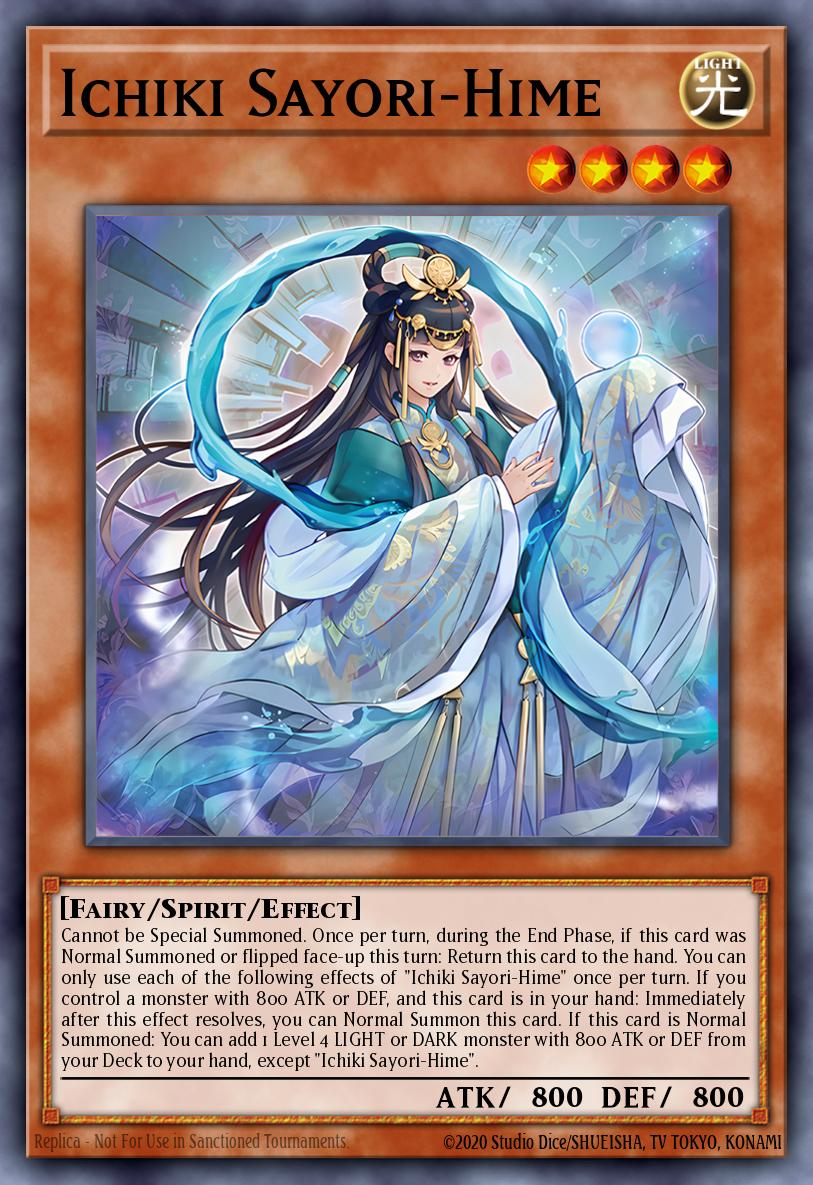 Ichiki Sayori-Hime Super Rare DOOD-EN030 Doom of Dimensions Yugioh card