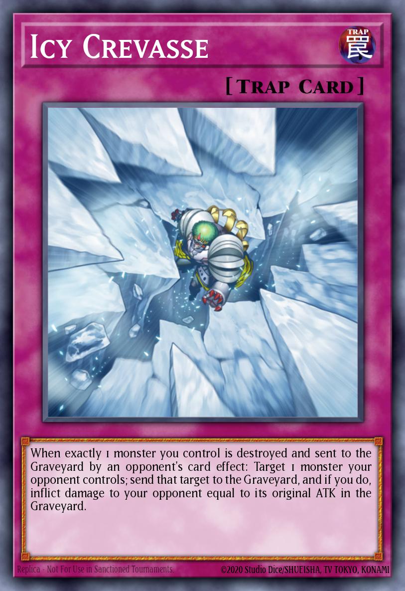 Icy Crevasse Common PHSW-EN069 Photon Shockwave Yugioh card