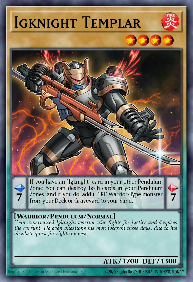 Igknight Templar Ultra Rare MP16-EN066 2016 Mega-Tin Mega Pack Yugioh card