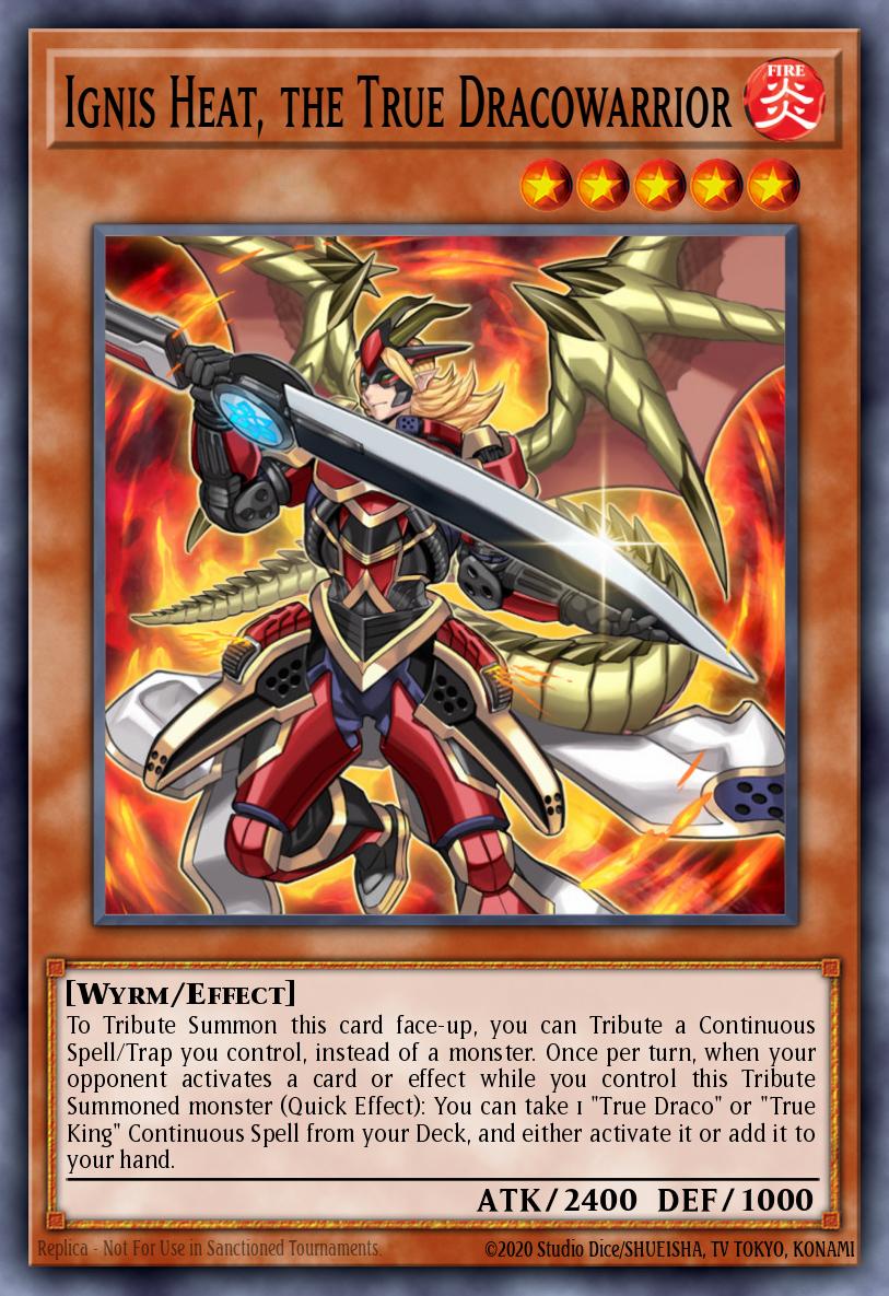 Ignis Heat the True Dracowarrior Secret Rare FIGA-EN053 Fists of the Gadgets Yugioh card