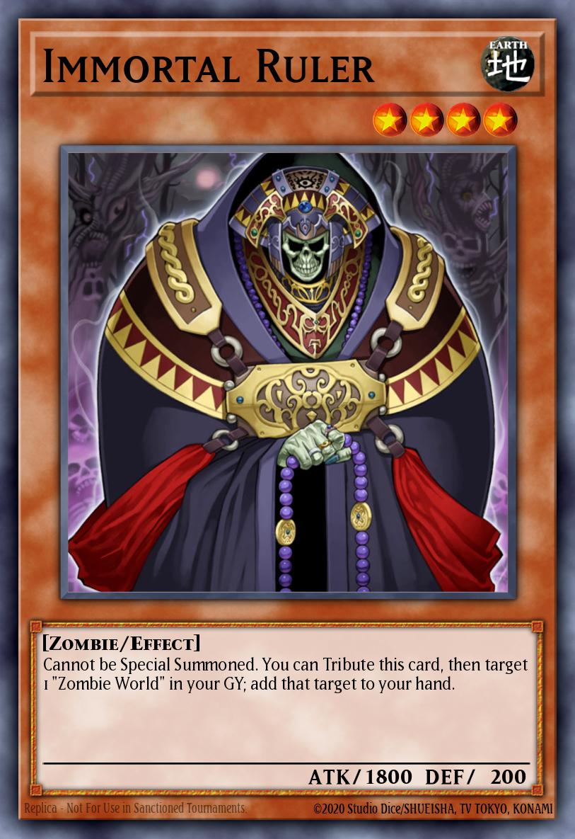 Immortal Ruler Secret Rare RGBT-EN082 Raging Battle Yugioh card