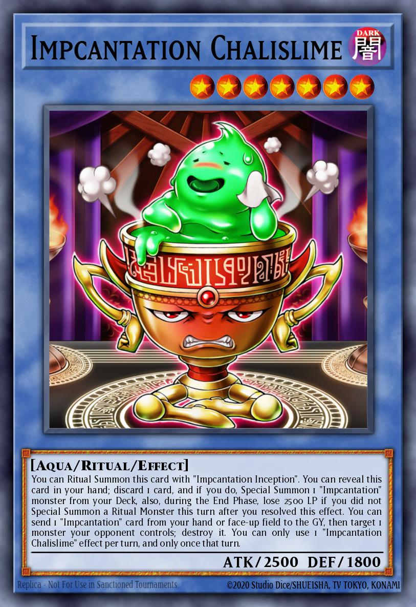 Impcantation Chalislime Super Rare GEIM-EN047 Genesis Impact Yugioh card