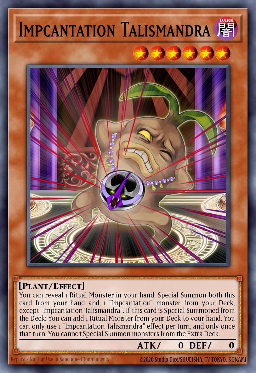 Impcantation Talismandra Super Rare MP19-EN084 2019 Gold Sarcophagus Tin Mega Pack Yugioh card