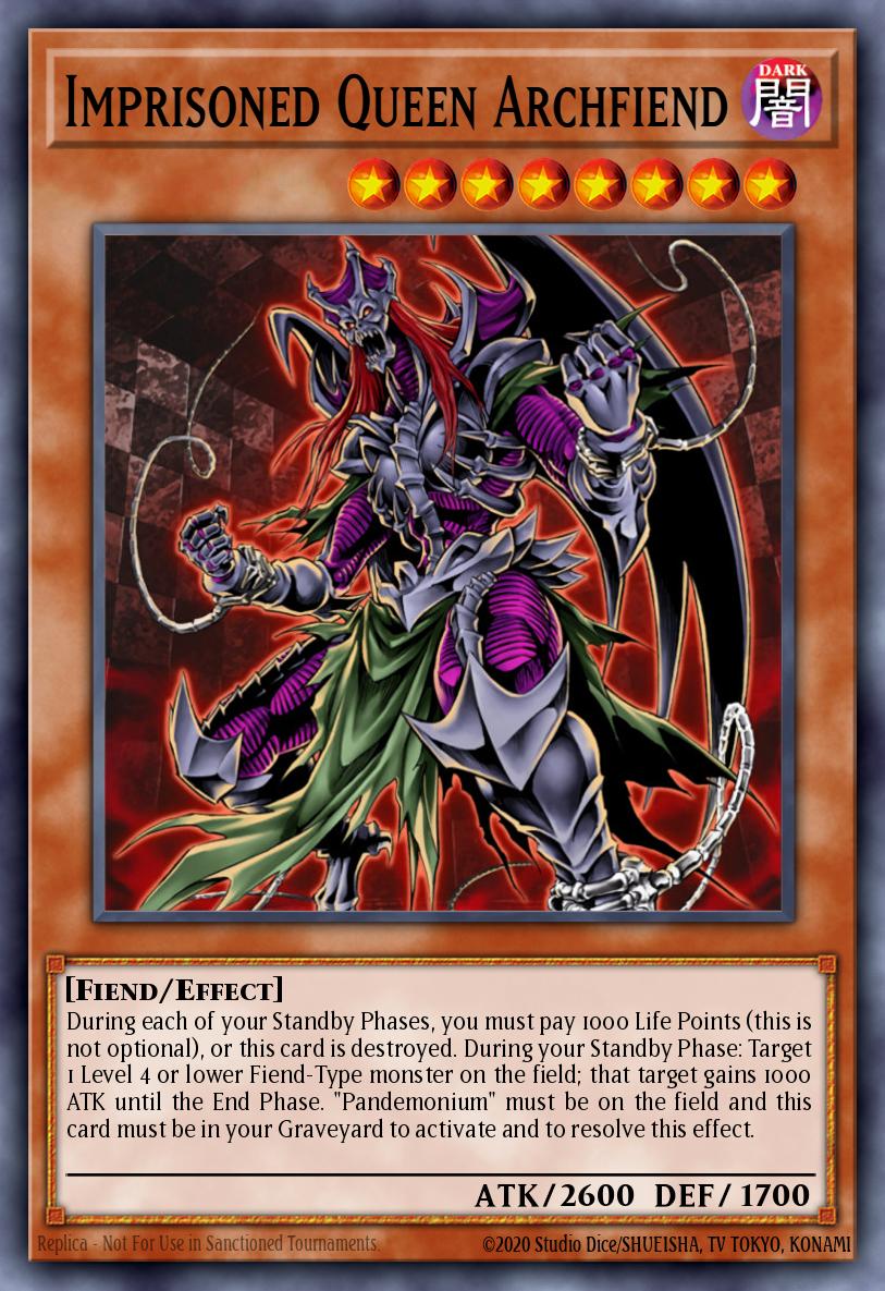 Imprisoned Queen Archfiend Common AP03-EN019 Astral Pack Three Yugioh card
