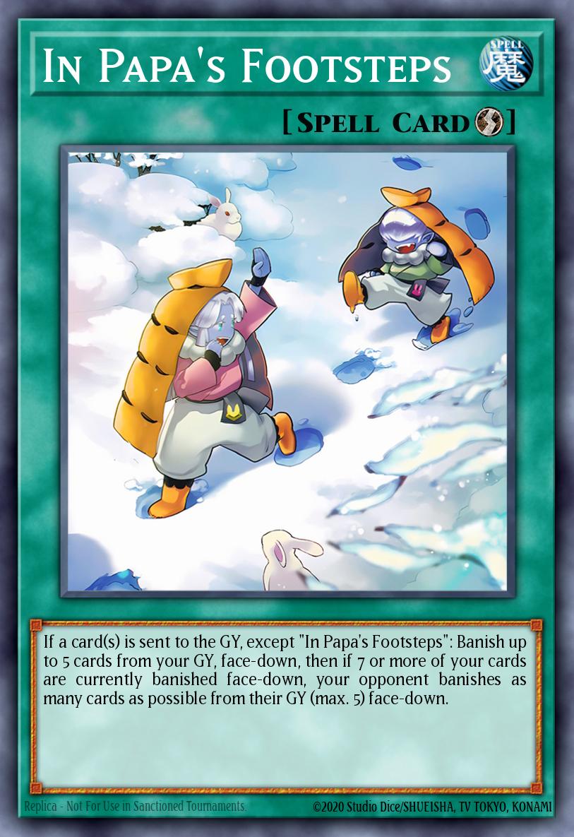 In Papas Footsteps Common LEDE-EN070 Legacy of Destruction Yugioh card