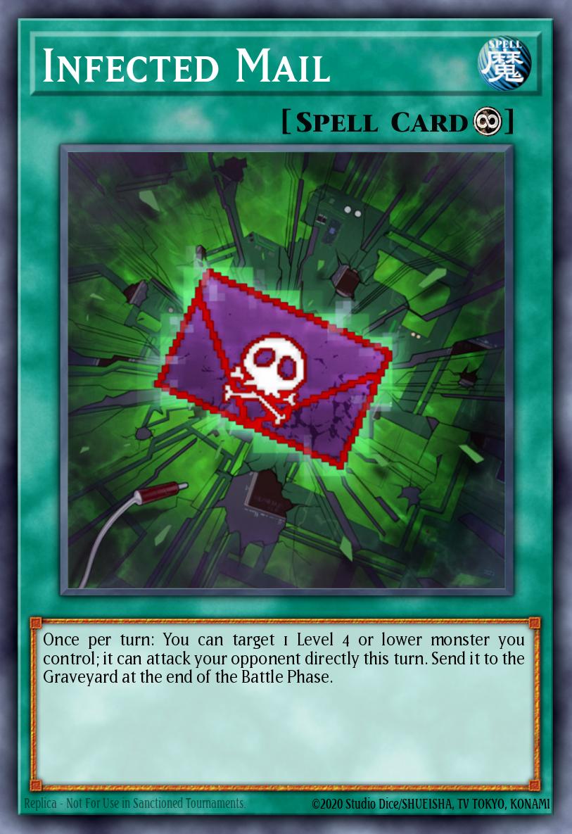 Infected Mail Common BP01-EN085 Battle Pack Epic Dawn Yugioh card